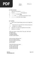 Grade 6 - Worksheet - Ch3