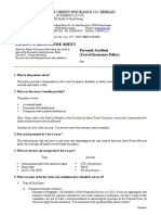 P o Product Disclosure Sheet - Travel Pa 1630048667