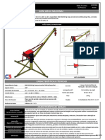 Ficha Técnica PADRÃO Minigrua C3 Nacional Lança Extensivel