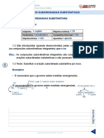 Gramatica 2018 Aula 34 Oracoes Subordinadas Substantivas