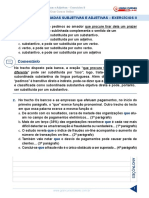 Gramatica 2018 Aula 39 Oracoes Subordinadas Subjetivas e Adjetivas Exercicios II