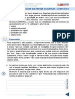 Gramatica 2018 Exercicios Gerais Aula 38 Oracoes Subordinadas Subjetivas e Adjetivas Exercicios