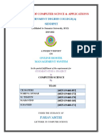 Online Hostem Management System Project21-22