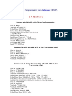 Codigos de Programacion para Celulares CDMA