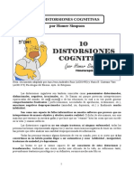 Distorsiones Cognitivas - Homero Simpson