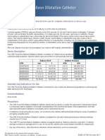 CRE Fixed Wire Balloon Dilatation Catheter