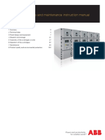 Manual Instalacion Servicio y Mantenimiento Del Switchgear