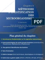 Méthodes D'identification Des Microorganismes