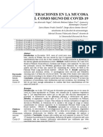 Alteraciones en La Mucosa Oral Como Signo de Covid