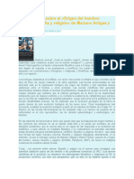 Breve Ensayo Sobre El Origen Del Hombre Ciencia, Filosofía y Religión de Mariano Artigas y Daniel Turbón