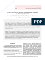 Modelos Factoriales de La Escala de Autoestima de Rosenberg