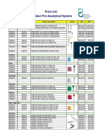 Price List BD Vacutainer