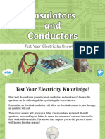 T Insulators and Conductors