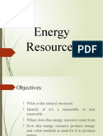 Energy Resources