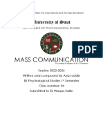 Mass Communication