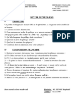 Devoir de Week-End N° 6