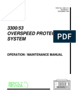 3300 53 Overspeed Protection System Operations and Maintenance Manual 102611-01