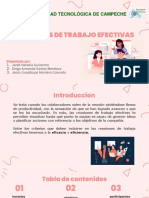 Reuniones de Trabajo Efectivas DIAPOSITIVAS