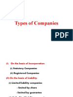 Type of Companies