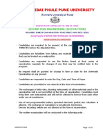 S.E. 2019 Pattern Insem Timetable For Nov-Dec-2022 Exam