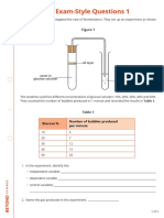 Respiration Exam-Style Questions 1