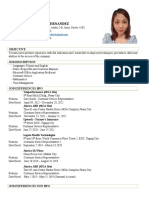 Most Updated Resume Marie Francesca Hernandez