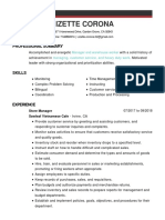 Lizette Corona Resume