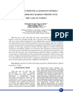 Kemal Topcu, Et Al - 2015 - A Study On Defense Acquisition Models With Emerging Market Perspective - The Case of Turkey