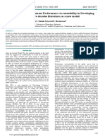 Scholars Results: Government Performance Accountability in Developing Countries - Review of Two Decades Literatures As A New Model