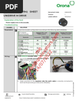 Fault Enc6 (194) Sheet Unidrive M Drive