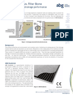 ABG Deckdrain vs. Filter Stone - Vertical Applications TECH NOTE Rev 1.00