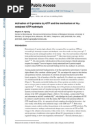 Activation of G proteins by GTP and the mechanism of Gαcatalyzed GTP hydrolysis