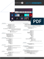 Tesla TV 40S605BFS Specifications ENG