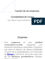 Clasificación de Las Empresas en El Salvador