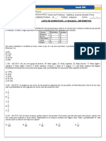 Lista Probabilidades - 4º Bimestre