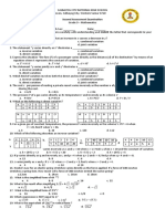 Math 9 - 2nd Quarter Test Q