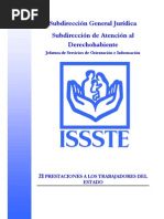 Prestaciones Del Issste