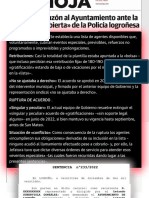 Sentencia A Favor Del Ayuntamiento de Logroño Por Una Huelga Encubierta de La Policia Local