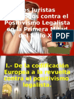 Juristas Sociologos Contra El Positivismo Derecho D-I