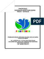 Proposal Permohonan Bantuan Dana: Hibah / Bansos