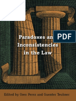 Oren Perez, Gunther Teubner-Paradoxes and Inconsistencies in The Law (2006)