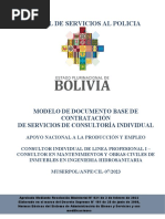 Mutual de Servicios Al Policia: Modelo de Documento Base de Contratación de Servicios de Consultoría Individual