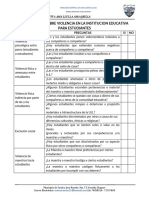 Formulario de Diagnostico de Violencia 2021