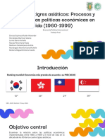 Los Cuatro Tigres Asiáticos Procesos y Efectos de Las Políticas Económicas en El Nivel de Vida 1960 1999