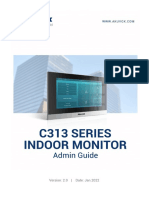 Akuvox C313 Indoor Monitor Administrator Guide - V1.0 202201