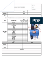 Check List Compresora de Aire