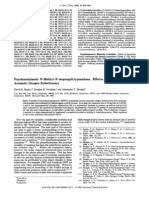 Psychotomimetic N-Methyl-N-isopropyltryptamines. Effects of Variation of Aromatic Oxygen Substituents