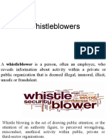 Whistle Blowers