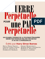 Harry Barnes-La Guerre Perpétuelle Pour Une Paix Perpétuelle