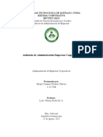 Auditoría de Administración Empresas Cooperativas